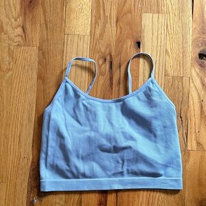 Wild Fable Light Blue Ribbed tank